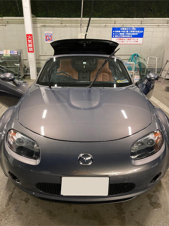 ロードスターの洗車・屋宜原・残暑お見舞い申し上げます・ロードスター ・愛車に感謝に関するカスタム事例の投稿画像1枚目