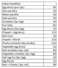 Paratha Zone menu 1