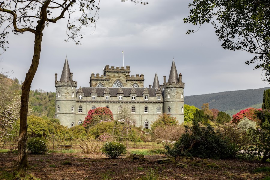 szkockie zamki, Inveraray Castle, Szkocja