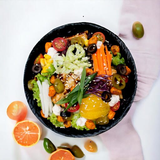 Teriyaki Glazed Tofu Salad