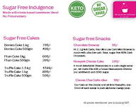 The Sugar Free Keto Kafe - By Artinci menu 1