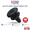 Đế Hít Điện Thoại Nam Châm Trên Ô Tô Topk D30B - Kẹp Khe Gió Điều Hòa, Lực Hít Mạnh Chống Rung Lắc - Hàng Chính Hãng