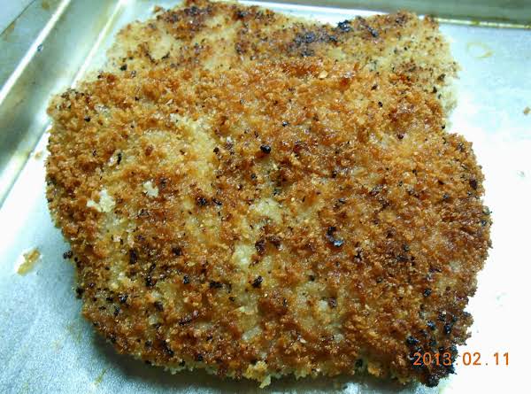 Panko crusted Pork Cube Steak image