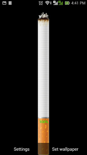 Pin Cigarette Live Wallpaper