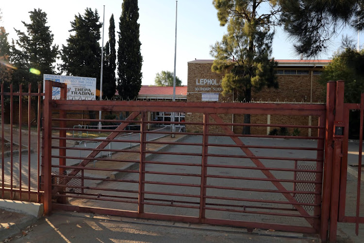 Lephola Secondary School in Welkom, Free State, has temporarily closed due to Covid-19.