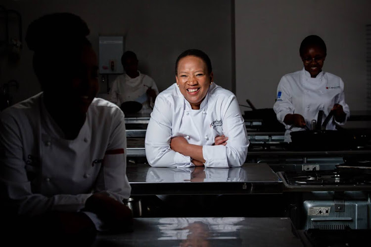 Yolanda Mlangeni says she loves being in the kitchen making meals.