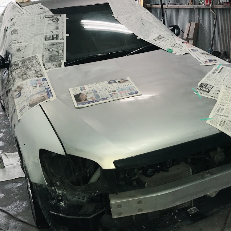 ステージアのDIY・ボンネット塗装・ウィンカー塗装・ヘッドライト、テールレンズ塗装に関するカスタム事例の投稿画像3枚目