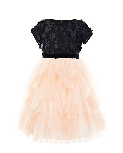 Платье с многослойной юбкой детское Aletta AL999541 233 NEROPHARD купить