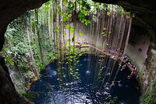 Chichen-Itza-Centore-Sagrado.jpg - Cenote Sagrado in Chichen Itza, Mexico. It's roughly a two-hour drive from Cancun, Tulum or Playa del Carmen. 