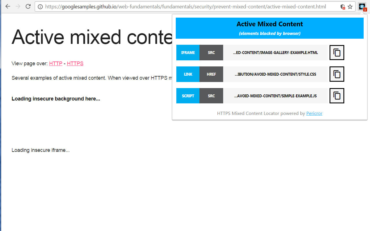 HTTPS Mixed Content Locator Preview image 3