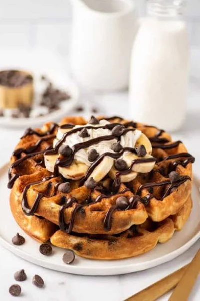 Drizzle Choco Chip Waffle