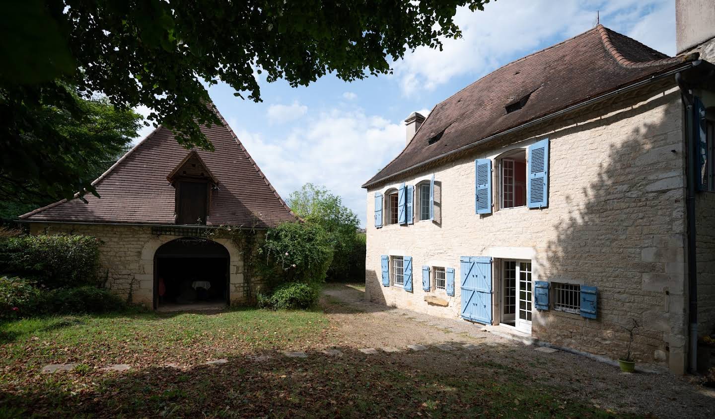 House with pool and garden Lanzac