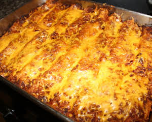 Beef and Cheese Enchiladas