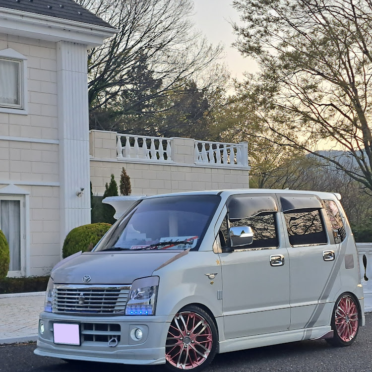 ワゴンRのサクラと愛車・桜とコラボ・街道大和魂🌸・天真春爛漫・和道💮大和魂に関するカスタム事例の投稿画像1枚目