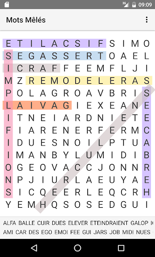 Mots mêlés captures d'écran apk mod pirater preuve 1