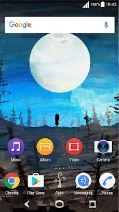 XPERIA™ Balloon Moon Theme 1.0.0 APK + Mod (المال غير محدود) إلى عن على ذكري المظهر