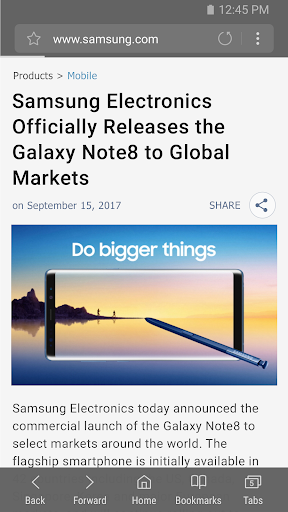 Samsung Internet Browser screenshots 2