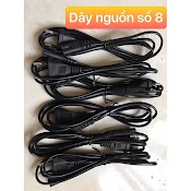 Dây Nguồn Số 8 Dài 1.5M - Dây Nguồn Sạc Laptop, Sạc Loa 2 Lỗ