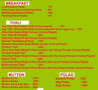 Pollanno The Authentic Bengali Food menu 1