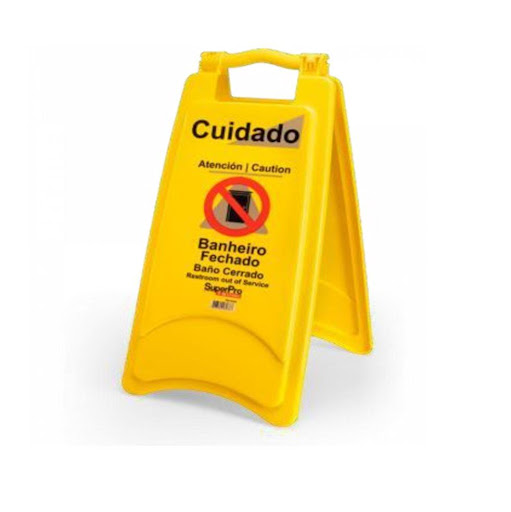 Placa Señalización Baño Cerrado Generico  x 1 