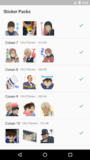 WAStickerApps Detective Conan