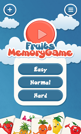 Fruits Memory Game For Kids