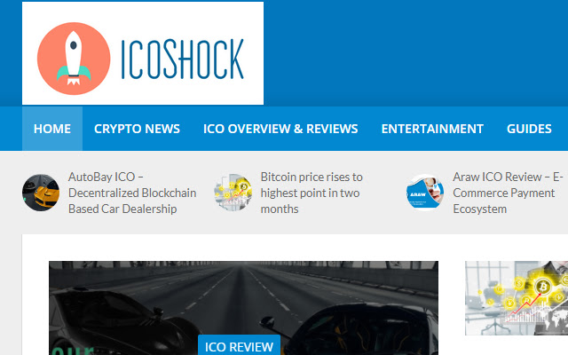 ICOshock News chrome extension