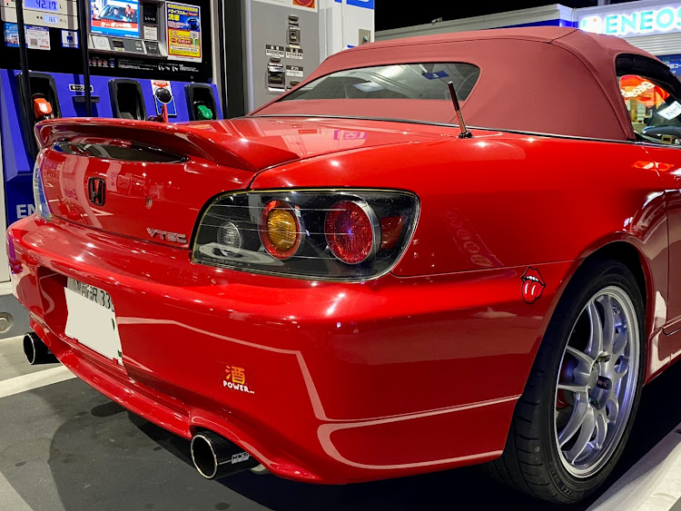 S2000の還暦＋2少年・徘徊日記・愛車のお尻はこんな感じ・お尻がいっぱい・有間ダム屋根無車聖地化計画に関するカスタム事例の投稿画像2枚目