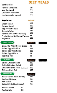 Master Meal's menu 2