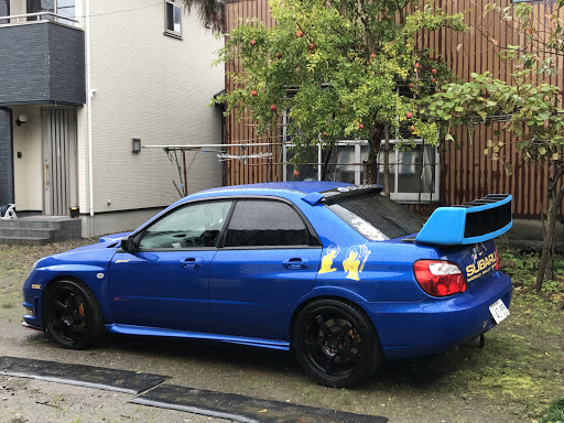 インプレッサwrxsti　GDB D型リアスポイラー