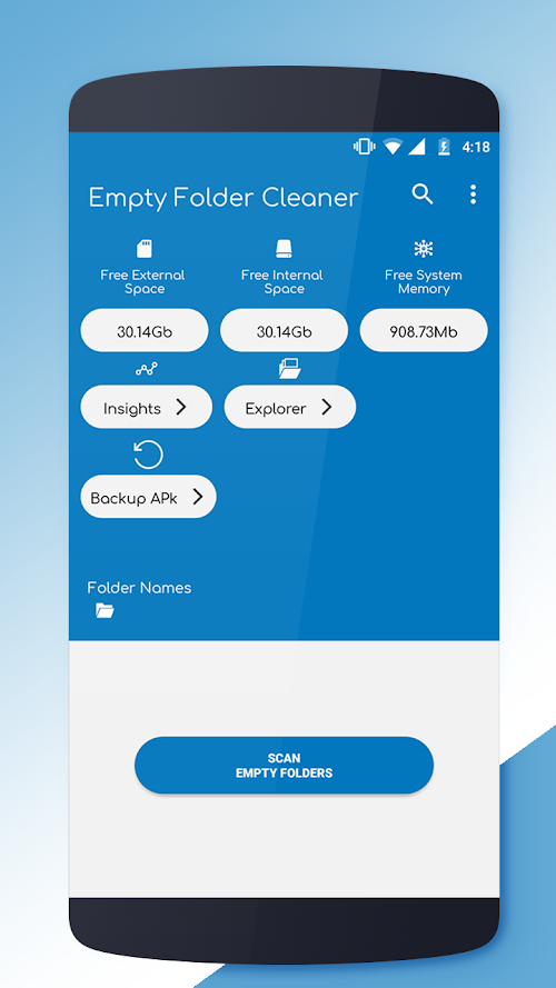 Screenshot 1 Empty Folder Cleaner 1.1.0 APK PAID