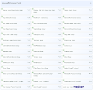 Chinese Point menu 4