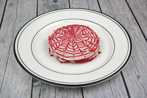 Red Velvet With White Chocolate Pancake [2 Pieces]
