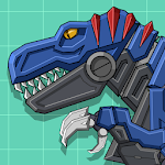 Cover Image of Download Robot Dino T-Rex Attack 2.2 APK