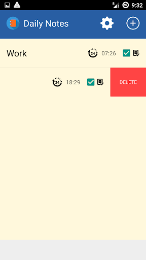 Daily Notes App