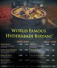 Afzal's Hyderabad Biryani Hub menu 5