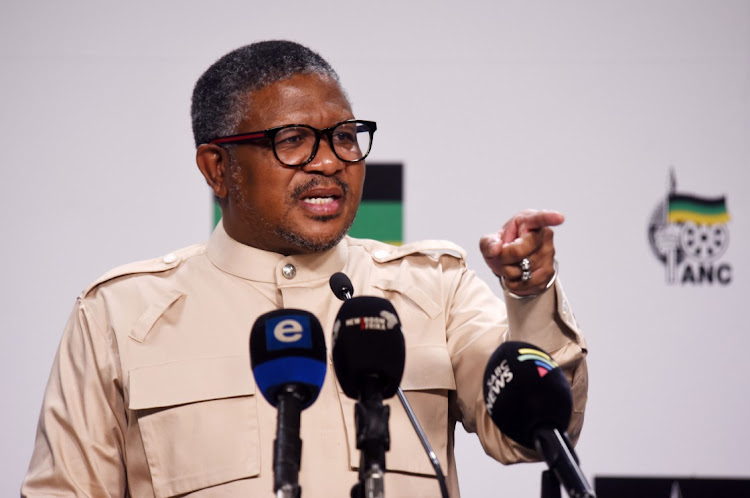 ANC secretary-general Fikile Mbalula shared the ANC's statement on social media. File photo.