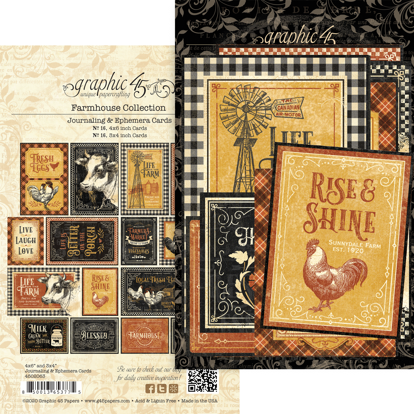 Farmhouse: Winter 2020 Sneak Peeks – Graphic 45 Papers