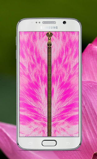 Pink Fur Screen Lock