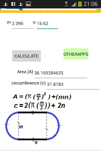 Area Circumference ADFREE