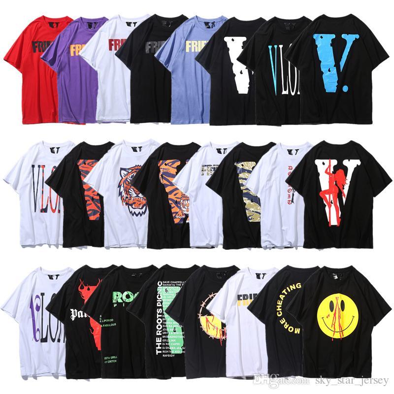 Vlone 19ss T Shirt Ins Popular Designs Tee Fashion Made In Paris T Shirt  For Men And Women Designers From Sky_star_jersey, $29.44 | DHgate.Com