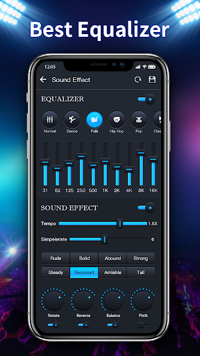 Screenshot Equalizer Music Player