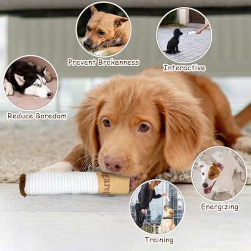 Title 5, Funny Cigarettes Dog Toy Interactive Dog Teethi...