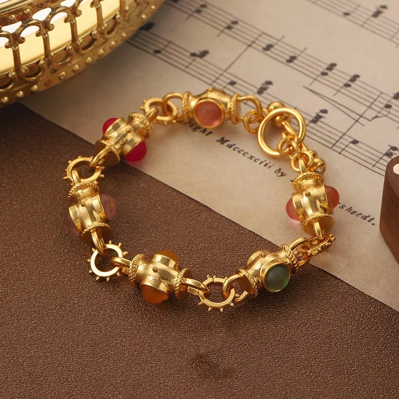 Pulsera geométrica esmaltada Super Fairy Stitching Color, crea un look vibrante. Su diseño único realza tu estilo, perfecta para cualquier ocasión y regalo.