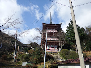 朝倉山観音の三重塔