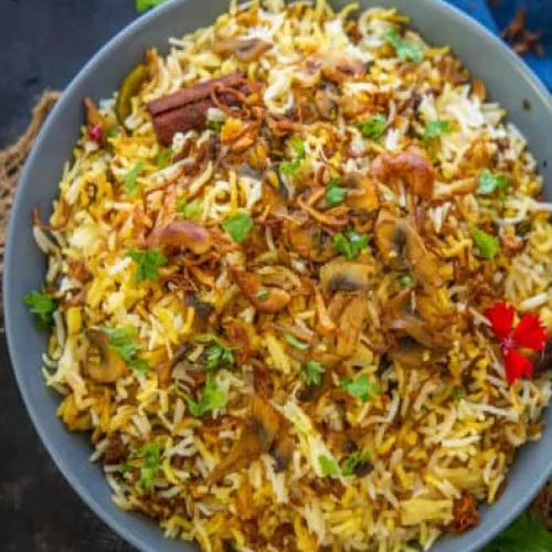 Mushroom Biryani