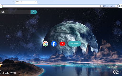 Custom space Background