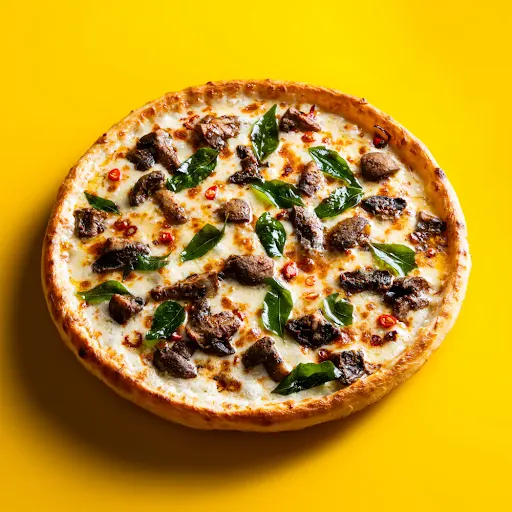 Mushroom Ghee Roast Pizza