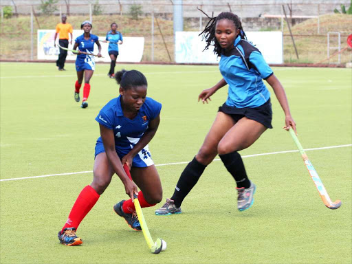 Strathmore’s Elizabeth Ngombo challenges JKUAT Mariam Tanui