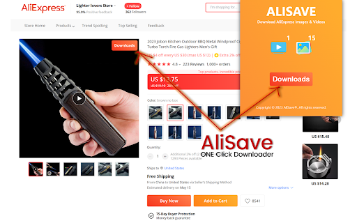 AliSave - Download AliExpress Images & Videos